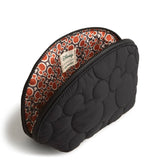 Vera Bradley Women's Disney Featherweight Mini Dome Cosmetic Makeup Bag, Moonless Night, One Size