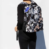 Forever cultivate Original Floral Leaf Travel Backpack,Waterproof Gym Backpack Suitable for Travel,Gym,Shopping,Yoga,Hiking,Beach (I)