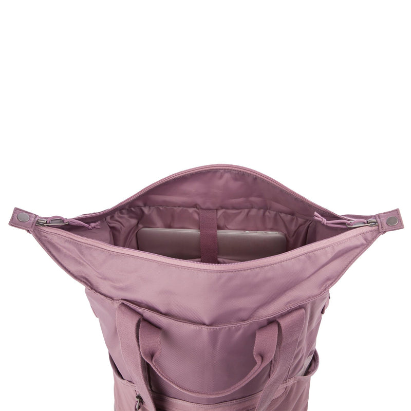 Eddie Bauer 25L Skylar Tote Bag with Secure Laptop Compartment and Mesh Pockets - Dusty Violet