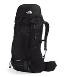 The North Face Terra 65 Backpack - Unisex Hiking Pack, Cinch-Top Opening with Zipper, Pole & Ice Axe Attachments, TNF Black/Asphalt Grey-NPF, Small/Medium
