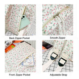 Kehpish Cotton Canvas Backpacks for Women Backpack Purse Fashion Casual Travel Daypack