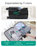 BAGSMART Carry On Luggage 22x14x9 Airline Approved with Spinner Wheels,Lightweight 20 Inch Luggage with TSA Lock,Expandable Hard Shell Carry On Suitcases for Men Women,Black