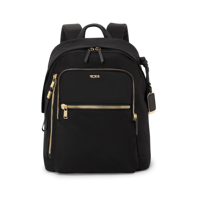 TUMI - Voyageur Halsey Backpack - Travel Backpack - For Business, Fashion, Commute - Holds Up to 14" Screens - Black & Gold