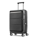 Samsonite Paralux Carry-On Luggage - Innovative Design - Quick Access Front Pocket - Dual Suspension Wheel Technology - TSA Lock - Expandable - Includes Removable Packing Cubes - Black