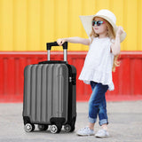 3 Piece Luggage Set Carry On Suitcase,Lightweight Travel Carry-on and Checked Luggage,Rolling Hard Shell Travel Suitcases,with Spinner Wheels TSA Locks,for Men, 20/24/28 Inch (Dark Gray-A, 4 Piece)