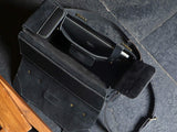 Trip Machine Company Leather Hybrid Saddlebag/sidebag Warrior All Black