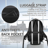 Large Travel Laptop Backpack, Business Anti Theft Slim Sturdy18Inch Laptop Backpack