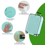 YHOUSE Suitcase Covers For Luggage, 30 Inch Clear PVC Luggage Covers Protector Full Thicken Transparent Waterproof Suitcase Sleeve With Large Velcro for 30" Wheeled Suitcases
