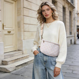 KALIDI Checkered Crossbody Bags for Women Travel Flat Fanny Packs for Woman Men Nylon Cross Body Purse Fashion Belt Bum Bag