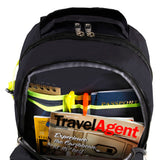 Fila Vertex Tablet and Laptop Backpack, Black/Neon