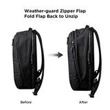 ALPAKA Metro Backpack Pro and Zip Pouch Pro - Fits 15.6" Laptop Business Travel Backpack with YKK Zippers, MOD Key Leash & Luggage Pass-through, Slim Zipper Wallet with RFID Blocking, ID Card Holder