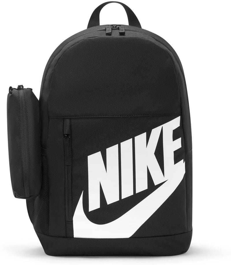 Nike Y NK ELMNTL BKPK, Black/Black/White, misc, Sport