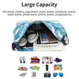 Waterproof Drawstring Bag, Gym Bag Sackpack Sports Backpack for Men Women