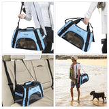 YLONG Airline Approved Pet Carrier,Soft-Sided Pet Travel Carrier for Cats Dogs Puppy Comfort Portable Foldable Pet Bag