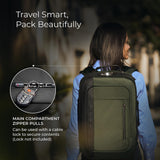 Briggs & Riley Medium Convertible Backpack Duffle Bag - Carry On for Men & Women, Use for Travel, Gym, or Work, Overnight Weekend Luggage, Shoulder Strap, Laptop Compartment - ZDX Collection, Ocean