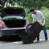 COOLBEBE 42" Sports Duffle Bag - 150L Extra Large Travel Duffel Luggage Bag with Upgrade Zipper, Sturdy & Water Resistant, Black