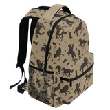 Wamika Cowboy Horse Kids Backpack Western Desert School Backpacks Boys Girls Daypack Book Bag