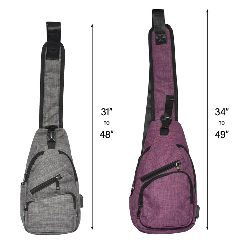 Nupouch Anti-Theft Daypack: Anti Theft Crossbody Bag, Lightweight for Travel, Hiking, or Everyday Pickpocket Protection, Regular, Vintage Blue Jewel