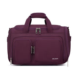 MILADA Underseat Carry On Luggage Bags for Travel Lightweight Foldable Carry On Bags for Airplanes Small Duffle Bag for Men Women TSA Approved Underseat Bag Travel Tote Bags, Purple