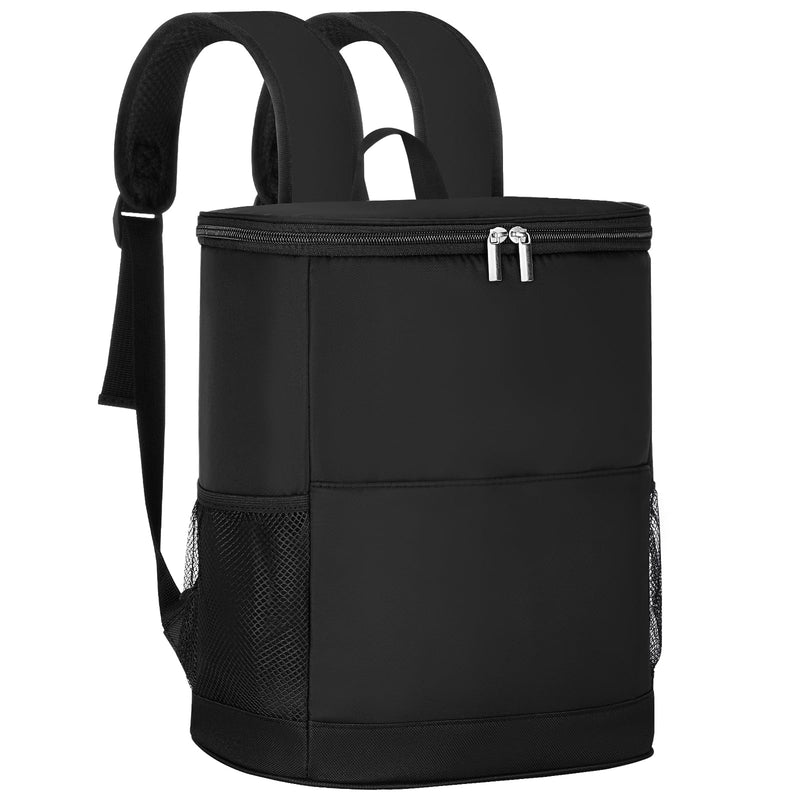 Insulated Cooler Backpack 30 Cans - Leak Proof Beer Backpack Lightweight Cooler Bag for Travel, Camping, Beach, Lunch (Black) | Backpacks4Less