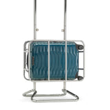 Samsonite Proxis Hardside Expandable Luggage with Spinners, Global Carry-On Spinner, PETROL BLUE