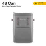 RTIC 48 Can Ultra-Tough Backpack Cooler, Insulated, Waterproof, Leakproof, Portable, Floating Bag for Beverage, Drink, Lunch, Outdoor, Beach, Car, Camping, Picnic, Fishing, Boat, 26L, Graphite