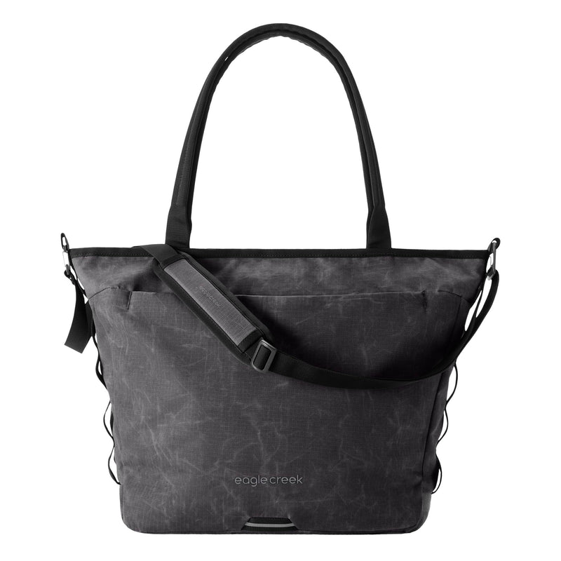 Eagle Creek Explore Tote Bag Versatile, Lightweight Travel Tote with Recycled Materials - Convertible Backpack Straps - Smart Storage for Everyday Adventures - Black