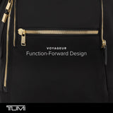 TUMI - Voyageur Halsey Backpack - Travel Backpack - For Business, Fashion, Commute - Holds Up to 14" Screens - Black & Gold