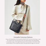 RADLEY London Farringdon Women’s Medium Leather Ziptop Satchel Handbag