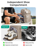 BAGSMART 30L Travel Backpack, 15.6 Inch Carry On Backpack Flight Approved, Water Resistant Weekender Bag Daypack, Black