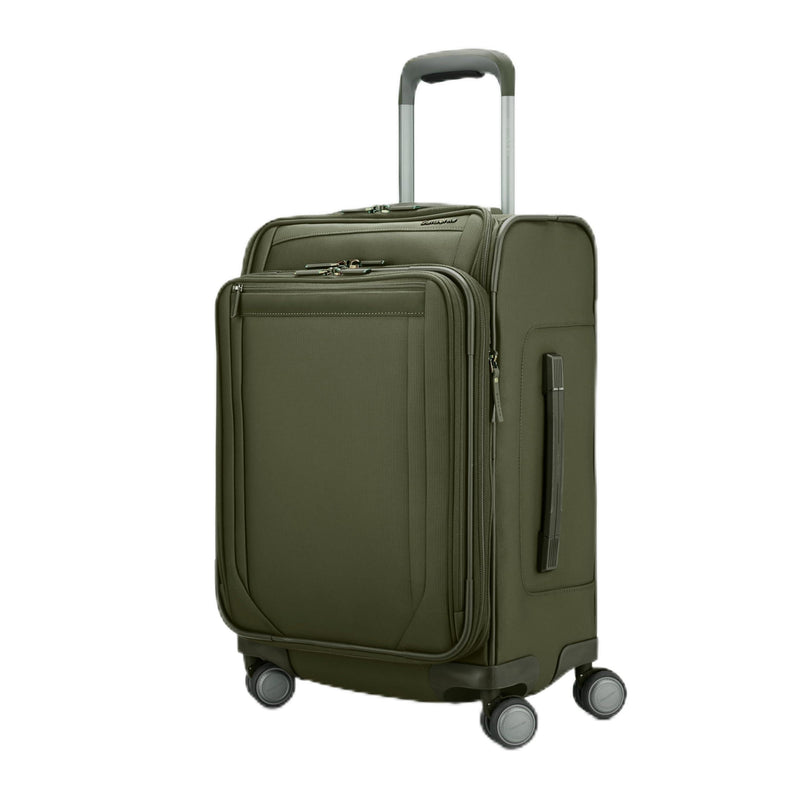 Samsonite Lineate Softside Expandable Luggage with Spinner Wheels, Carry-on, Cedar Green