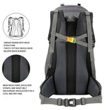 Bseash 60L Waterproof Hiking Camping Backpack with Rain Cover, Large Outdoor Sport Travel Daypack Rucksack for Climbing