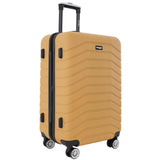 Wrangler Tahoe 3 Piece Spinner Luggage Set, Amber Gold