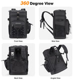Jornova Insulated Cooler Backpack, 40L Leakproof Backpack with Double Compartments for Men & Women, Large Lunch Cooler for Camping, Beach, Travel, Picnic, Up to 48 Cans