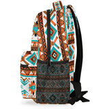 Peaom Geometric Ethnic Aztec Print Backpack for Kids Women Men School Backpacks Girls Boys Adults Bookbag Laptop Computer Back Pack Casual Daypack