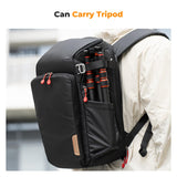 K&F CONCEPT Camera bag Backpack Waterproof 25L Large Capacity Camera Case with Raincover 15.6 Inch Laptop Compartment Compatible with Canon/Nikon/Sony/DJI Mavic Drone Travel Camera Backpack