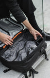 BlackVoyage Vortex Vacuum Seal Travel Backpack 60L Expandable Air Compression System Water Resistant TSA Lock Carry-On Suitcase Luggage Black AERO - Vacuum Pump Included