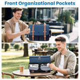 MATEIN Messenger Bag for School, Large Crossbody Satchel 15.6 inch Student College Laptop Bags with Shoulder Strap, Water Resistant Work Computer Briefcase for Office Commuting