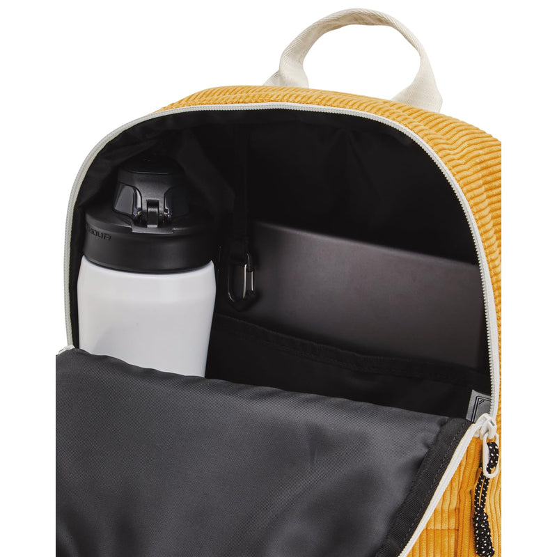 Under Armour Women's Loudon Corduroy Small Backpack, Golden Yellow/Summit White/Black, One Size Fits Most