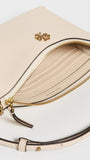 Tory Burch Women's Mercer Pebbled Wallet Crossbody, New Cream, One Size