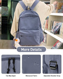 BJLFS School Bag Backpack for Women Kids Teens Girls, Small Bookbag College Student Backpack for School Men Boys, Mochilas Escolares para Casual Daypack Mini Book Bag Blue ﻿