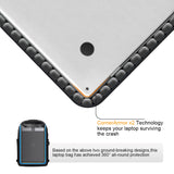 Tzowla Travel Laptop Backpack Water Resistant Anti-Theft Bag with Giant Tumbler Holder Pocket and Lock 15.6 Inch Computer Business Backpacks for Women Men Work College,Casual Daypack(Black)