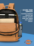 Dickies Tradesman Backpack Large Capacity Logo Water Resistant Casual Daypack for Travel Fits 15.6 Inch Notebook (Brown Duck)