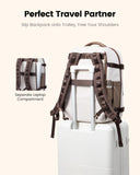 LOVEVOOK 40L Travel Backpack for Women, Airline Approved Carry On Luggage, TSA Personal Item Bag fits 15.6 Inch Laptop, Waterproof Weekender Overnight Suitcase for Work