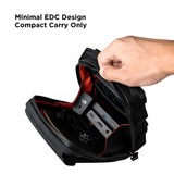 ALPAKA Modular Sling V2 - Mini Sling Bag for Phone, Magnetic Quick Access, EDC Crossbody Bag with Adjustable Strap, Black Axogrid 300D Weatherproof Fabric