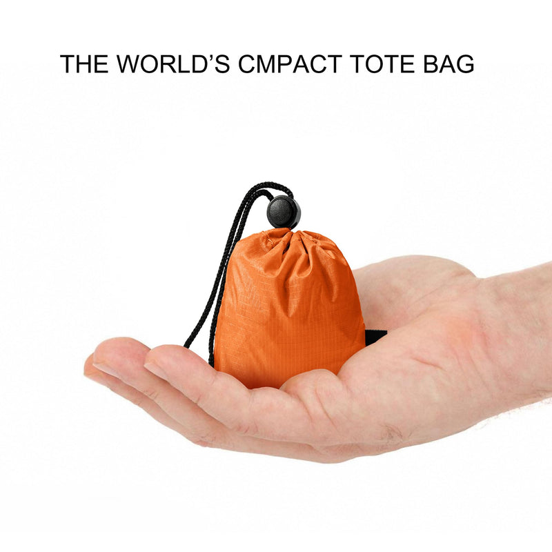 KALIDI Compact Tote Shopping bag Lightweight Foldable Tiny Reusable Grocery Shoulder Bag Crossbody