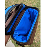 Reinsman Insulated Leakproof Cooler Saddle Bag with Additional Cantle Bag and Straps, Brown