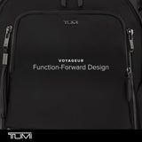 TUMI - Voyageur Celina Backpack - Women's Work and Travel Bag - 16.0" X 10.6" X 6.5" - Holds Up to 16" Laptop - Black & Gunmetal Hardware