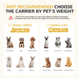 Lekereise Top-Expandable Pet Carrier 17x11x9.5 Inch Alaska Hawaiian Airline Approved Soft Sided Underseat to 12lbs Travel Carriers for Small Cats and Dogs with Locking Safety Zippers Anti-Scratch Mesh