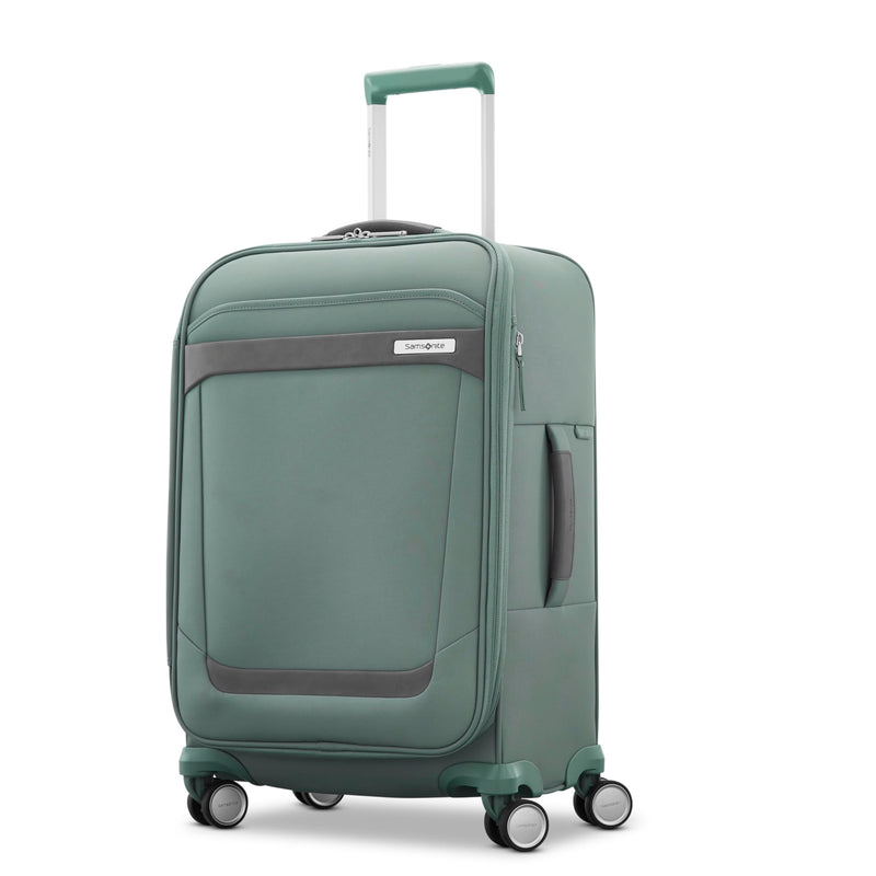 Samsonite Elevation Plus 22-Inch Carry-On - Expandable Softside Spinner Luggage - Cypress Green